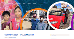 Desktop Screenshot of hemavasu.in